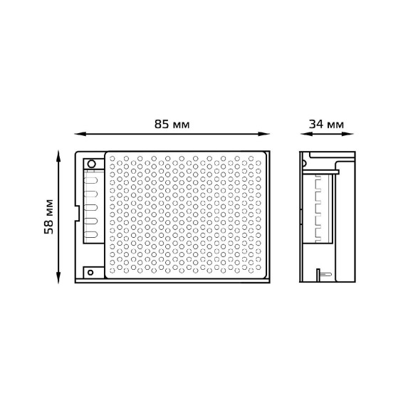 Блок питания Gauss Led Strip PS 12V 30W IP20 4A 202003030