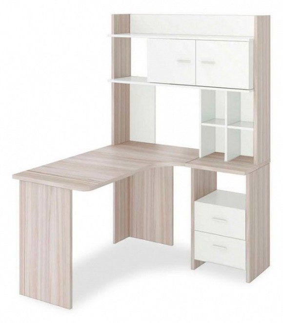 Стол компьютерный Домино Lite СКЛ-Угл130+НКЛХ-120 КБЕ ПРАВ MER_SKL-Ugl130_NKLH-120_KBE_PRAV