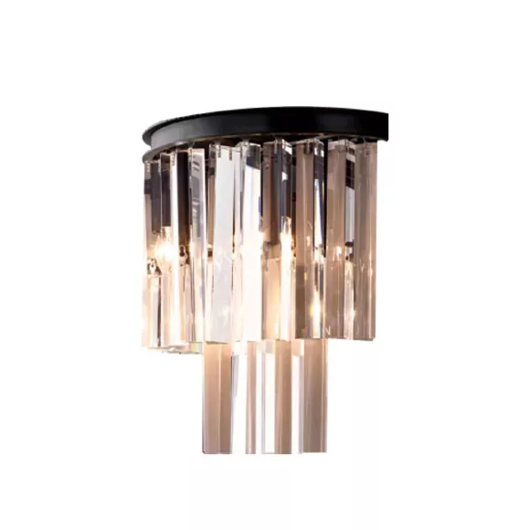 Настенный светильник Delight Collection 1920s Odeon KR0387W-2B black/clear Настенный светильник Delight Collection 1920s Odeon KR0387W-2B black/clear