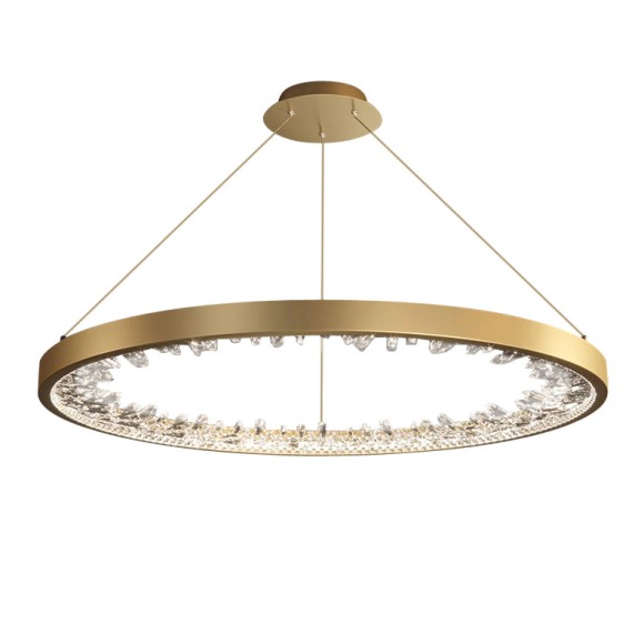 Подвесная светодиодная люстра Delight Collection XD XD-80 gold