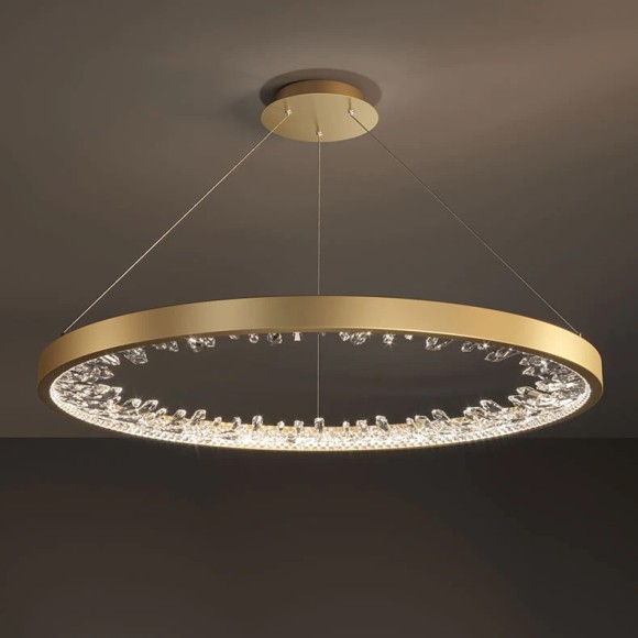 Подвесная светодиодная люстра Delight Collection XD XD-80 gold