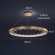 Подвесная светодиодная люстра Delight Collection XD XD-80 gold