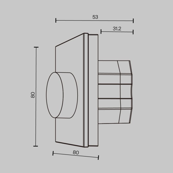 Роторная панель управления Maytoni Dali 721037