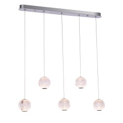 Подвесная светодиодная люстра Delight Collection Elliot Diamante MD20001012-5B chrome