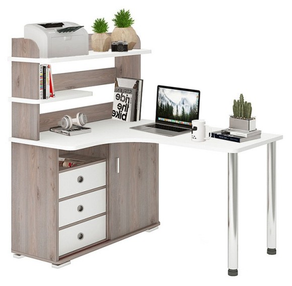 Стол компьютерный Домино СР-145М MER_SR-145M-NBEBE-LEV