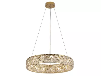 Подвесная люстра Newport Tiffany 8532/60 C gold polished М0070798