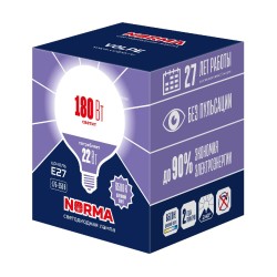 Лампа светодиодная Volpe Norma LED-G120-22W/6500K/E27/FR/NR UL-00010996