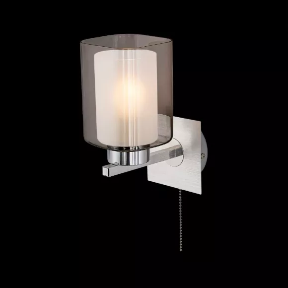 Бра Citilux Диез CL111310, Серый, Прозрачный, Металл, крупный план Бра Citilux Диез CL111310, Серый, Прозрачный, Металл, крупный план