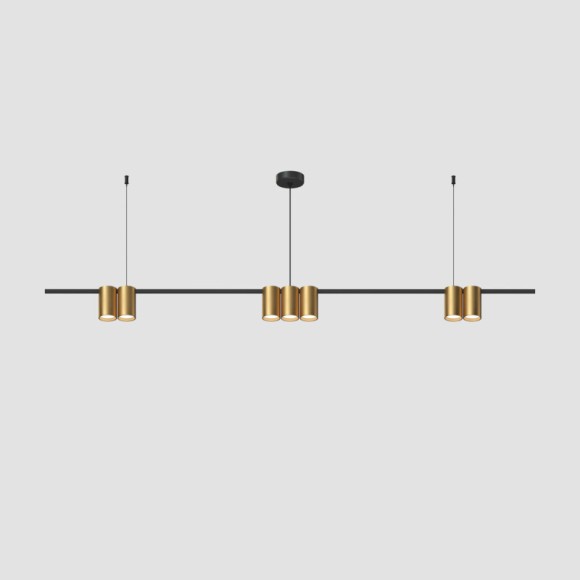 Подвесной светильник Denkirs Orbit DK4063-BK+SG