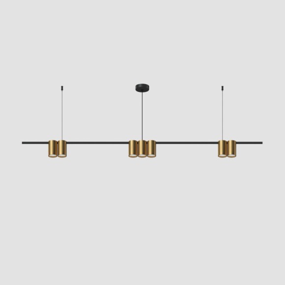 Подвесной светильник Denkirs Orbit DK4063-BK+SG