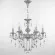 Подвесная люстра Bohemia Ivele Crystal AL79101/6/175 B NW, Никель, Металл, Классика стиль