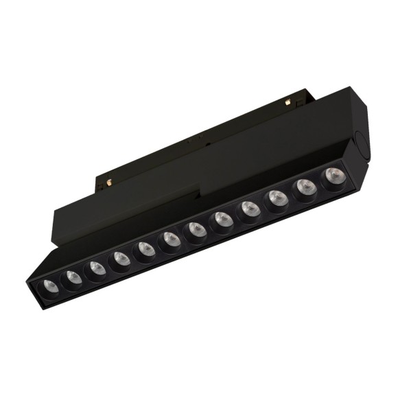 Трековый магнитный светильник Arlight MAG-ORIENT-DOTS-FOLD-S230-12W Day4000-MIX (BK, 30 deg, 48V, TUYA Zigbee) (IP20 Металл) 056402