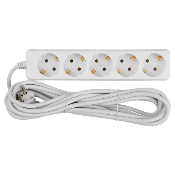 Удлинитель бытовой General GES-16-3x100-5-5m 470011