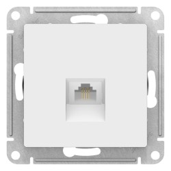 Розетка телефонная RJ11, механизм Systeme Electric AtlasDesign Лотос ATN001381