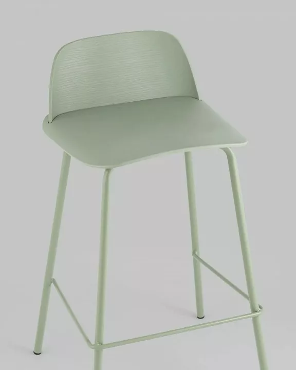 Набор из 4 стульев барных Mist SGR_8063T_65_greyish_green_70077_X4, металл