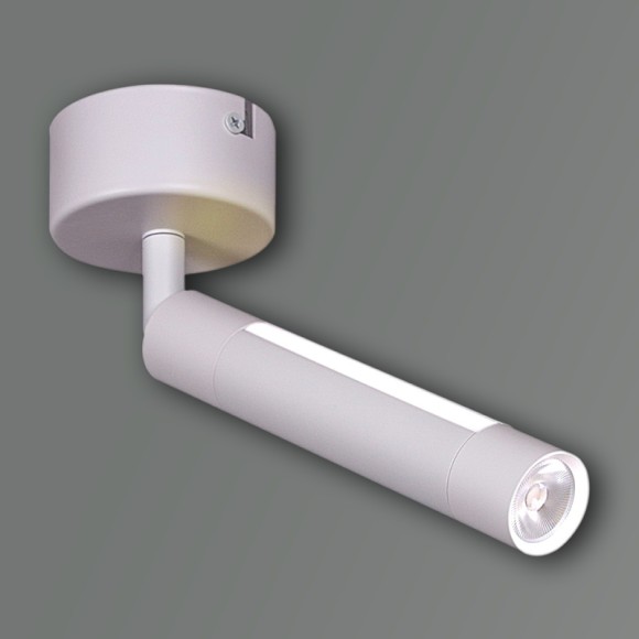 Светодиодный спот Reluce 84603-9.5-001RT LED5W*2W WT, LED, 7W, белый