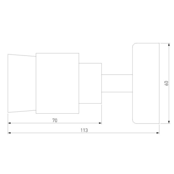 Спот Eurosvet Plat 20125/1 LED черный