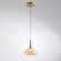 Подвесной светильник Delight Collection MD25001005-1A brass/amber