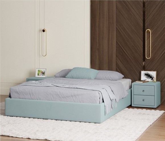 Кровать двуспальная Base 2000x1600 с ПМ NMB_TE-00005517