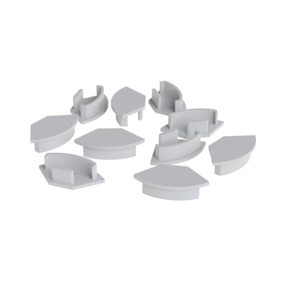 Комплект заглушек для алюминиевого профиля 08-04/08 10шт Apeyron 3-08-04