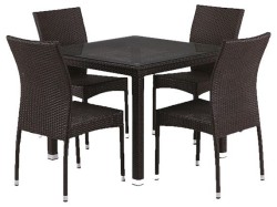 Набор уличный T257A/YC380A-W53 Brown AFN_T257A-YC380A-W53-Brown-4Pcs