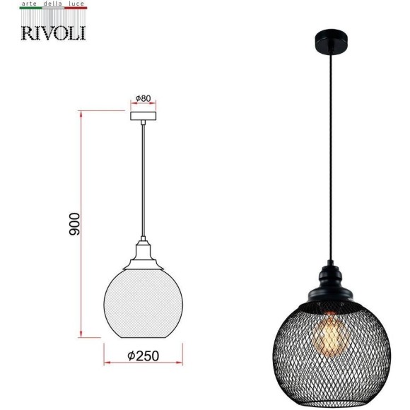 Подвесной светильник Rivoli Rebeca 5096-201 Б0055035