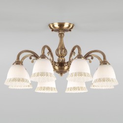 Люстра на штанге Eurosvet 60107/8 античная бронза