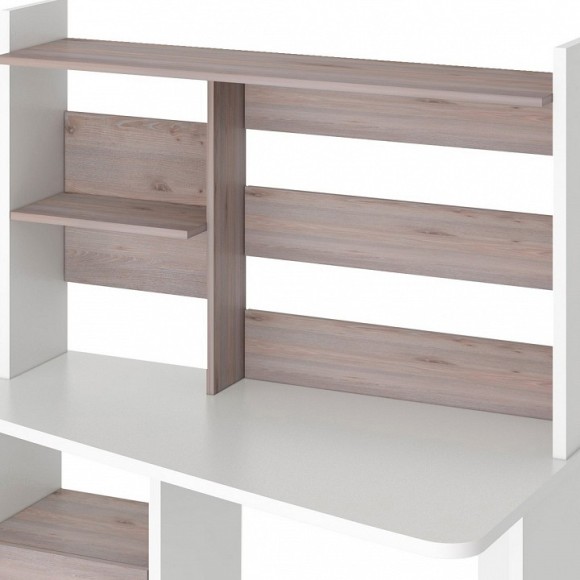 Стол компьютерный Домино Лайт СКЛ-Трап120+НКЛ-120 MER_SKL-Trap120-NKL-120_BEN_PRAV