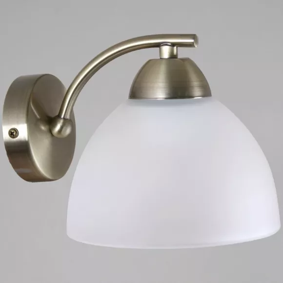 Бра Illumico IL0909-1WSQ-26 AB ELITE, Бронза, Белый, Металл Бра Illumico IL0909-1WSQ-26 AB ELITE, Бронза, Белый, Металл