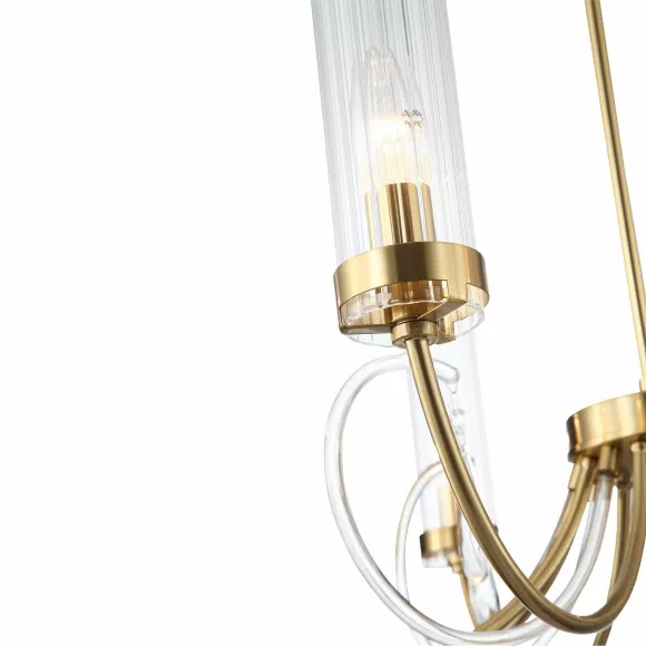 Люстра на штанге ST Luce Иллюмиа SL1400.303.08, декоративные элементы крупным планом Люстра на штанге ST Luce Иллюмиа SL1400.303.08, декоративные элементы крупным планом