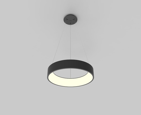 Подвесная светодиодная люстра Italline IT013-6026 black 3000K