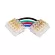 Коннектор угловой для ленты SMD RGB шириной 12мм, комплект 3шт WOLTA WLS-5PIN-RGBW-12MM-L