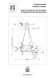 Подвесная люстра Lightstar Ceramo BW 799097