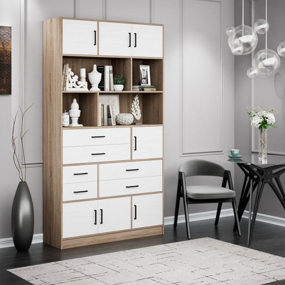 Стеллаж комбинированный Либерти-61-128 MAS_Liberti-61-DS-BT-128