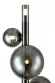 Торшер Indigo Canto 11026/4F Black V000244