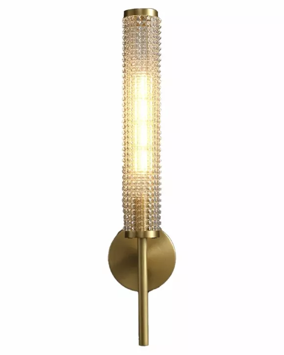 Бра Moderli Brass V11021-1W, Латунь, Прозрачный, Металл