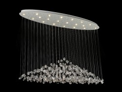 Потолочная люстра Newport 8230/140 С oval white clear М0071679