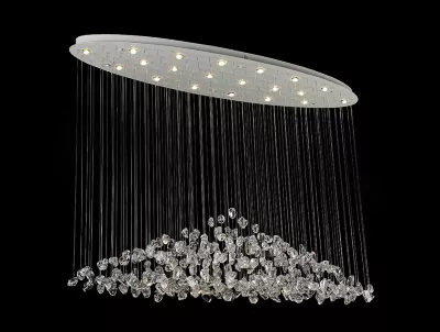Потолочная люстра Newport 8230/140 С oval white clear М0071679