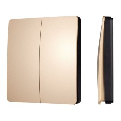 Кнопочная панель Arlight KINETIC-801-22-2G-WP-SUF Gold (No battery, IP67, 433Mhz) 043313