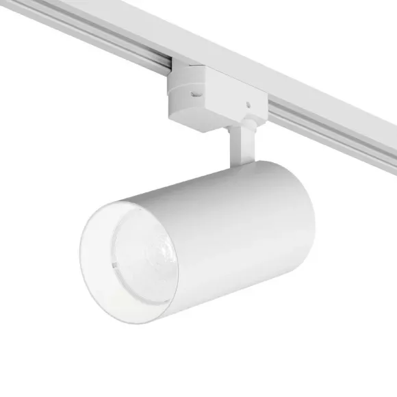 Трековый однофазный светильник Denkirs Solid Koper DK6456-WH, >90, Современный, Белый