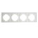 Рамка на 4 поста Stekker Катрин GFR00-7004-01M 49597