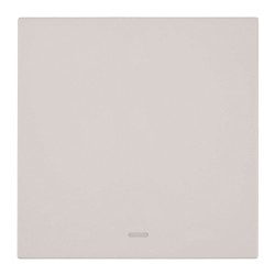 Выключатель 1-клавишный c индикатором (механизм) Stekker Мия 250В 10А RSW10-3101-08 пудровый жемчуг 50475