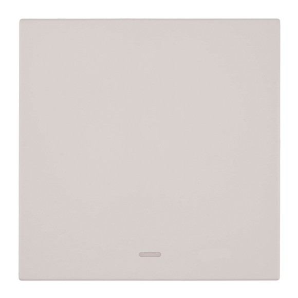 Выключатель 1-клавишный c индикатором (механизм) Stekker Мия 250В 10А RSW10-3101-08 пудровый жемчуг 50475