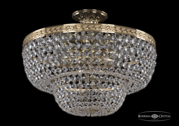 Люстра на штанге Bohemia Ivele Crystal 19101/45IV G
