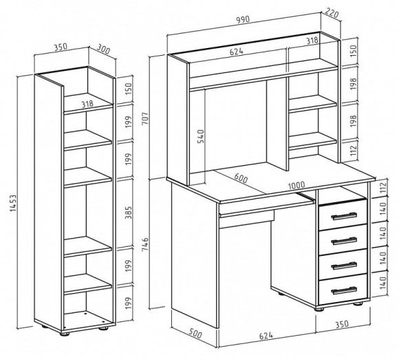 Набор для детской Остин-11К MAS_USHO-11K-DZ