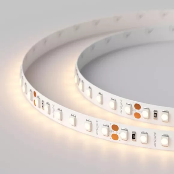 Светодиодная лента Arlight RT-A120-8mm 24V Warm2700 (9.6 W/m, IP20, 2835, 5m) 010346(2) Светодиодная лента Arlight RT-A120-8mm 24V Warm2700 (9.6 W/m, IP20, 2835, 5m) 010346(2)