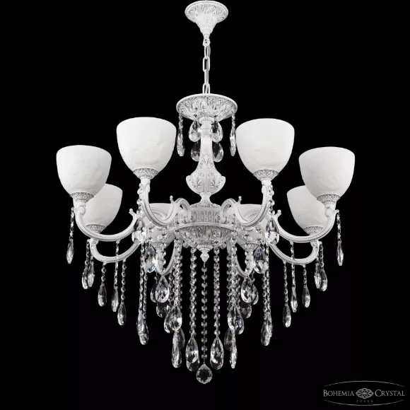 Подвесная люстра Bohemia Ivele Crystal AL78101/8/250 B WMN P1 U Angel, декоративные элементы крупным планом