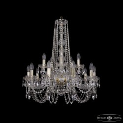 Подвесная люстра Bohemia Ivele Crystal 1402/10+5/240/h-75 G