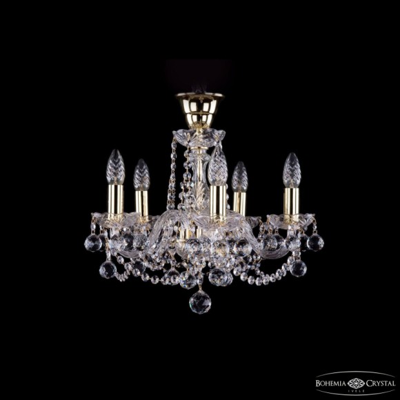 Подвесная люстра Bohemia Ivele Crystal 1402/5/141 G Balls tube
