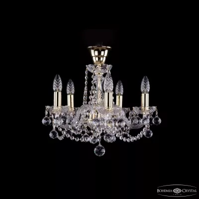 Подвесная люстра Bohemia Ivele Crystal 1402/5/141 G Balls tube